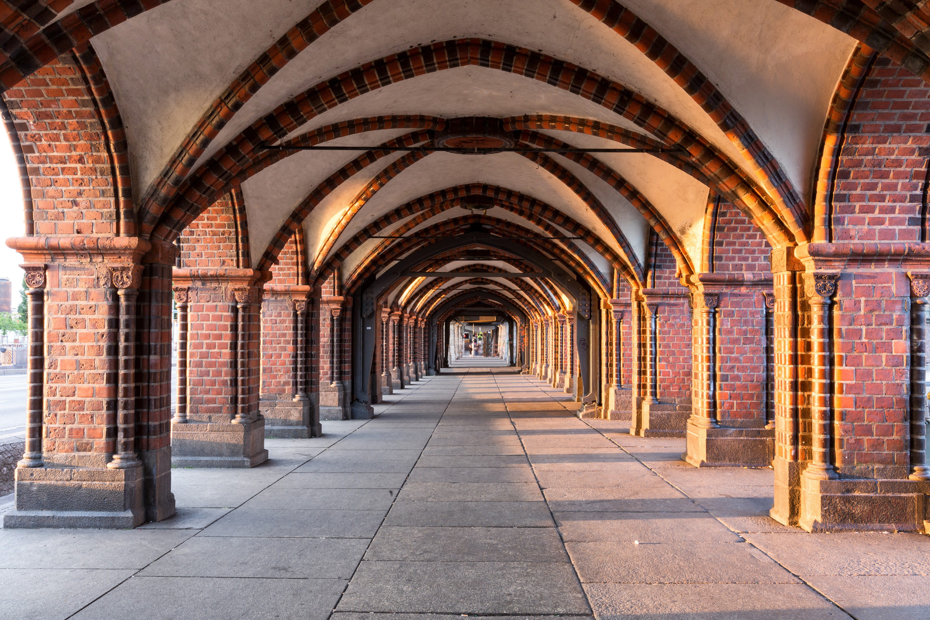 Ansicht der Oberbaumbrücke in Berlin